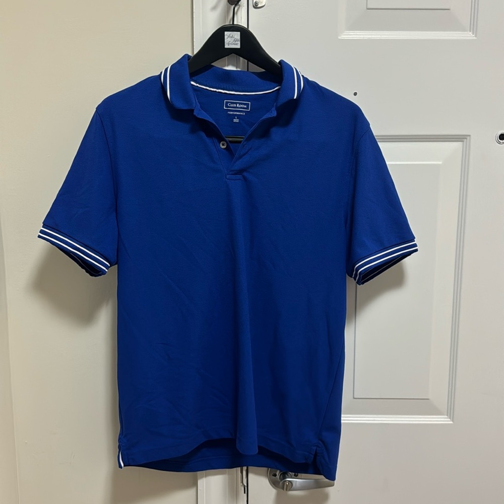 Club Room Blue Golf Polo US Men L